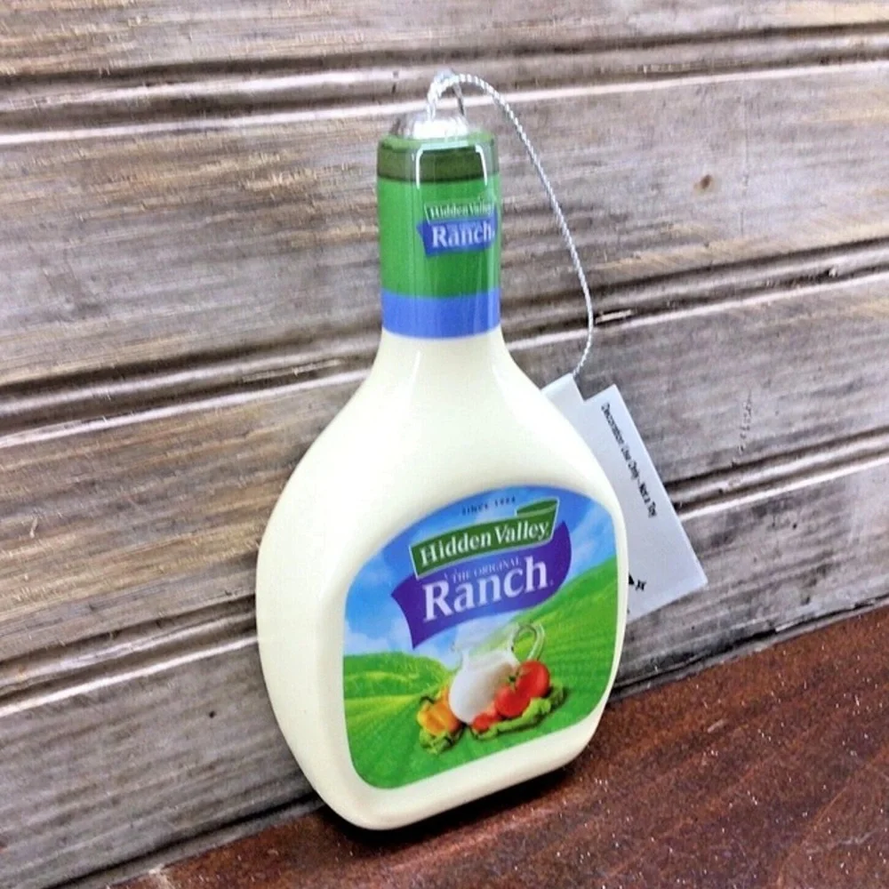 NEW Hidden Valley Ranch Dressing Bottle Ornament